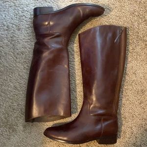 Cole Haan Leather Riding Boots